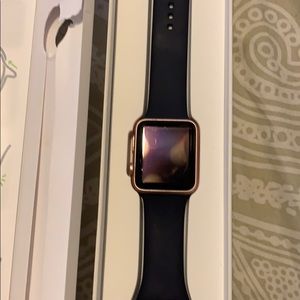 Apple Watch series 1 42 mm case rose gold